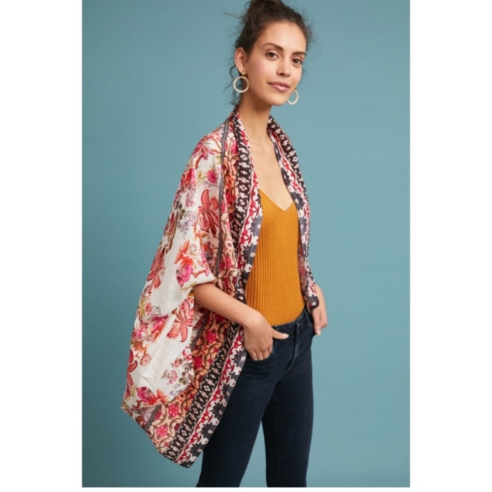 Kachel × Anthro | Josephina Floral Cocoon Kimono